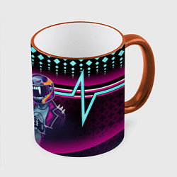 Кружка цветная НЕОНОВЫЙ ГОНЩИК