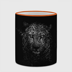 Кружка 3D Леопард, цвет: 3D-оранжевый кант — фото 2
