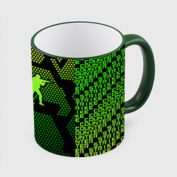 Кружка 3D CS GO Oko, цвет: 3D-зеленый кант