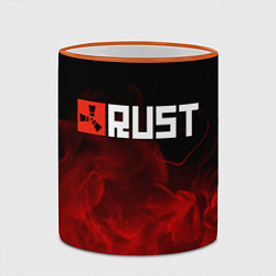Кружка 3D RUST, цвет: 3D-оранжевый кант — фото 2