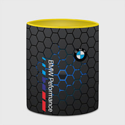 Кружка 3D BMW, цвет: 3D-белый + желтый — фото 2