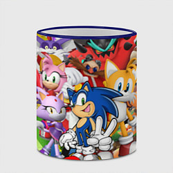 Кружка 3D Sonic ПЕРСОНАЖИ, цвет: 3D-синий кант — фото 2