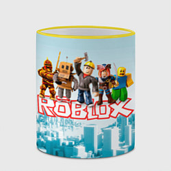 Кружка 3D ROBLOX 5, цвет: 3D-желтый кант — фото 2