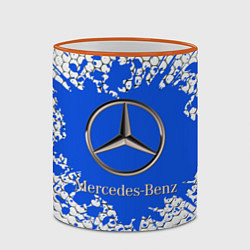 Кружка 3D Mercedes, цвет: 3D-оранжевый кант — фото 2