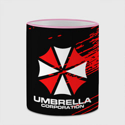 Кружка 3D Umbrella Corporation, цвет: 3D-розовый кант — фото 2