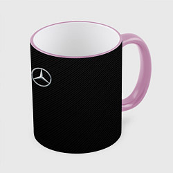 Кружка 3D MERCEDES-BENZ AMG, цвет: 3D-розовый кант