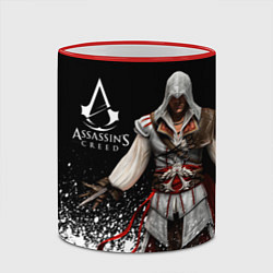 Кружка 3D Assassin’s Creed 04, цвет: 3D-красный кант — фото 2