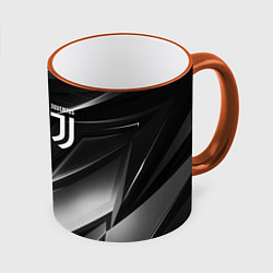 Кружка 3D JUVENTUS, цвет: 3D-оранжевый кант