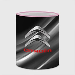 Кружка 3D CITROEN, цвет: 3D-розовый кант — фото 2