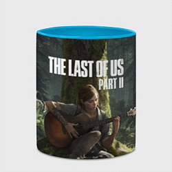 Кружка 3D The Last of Us part 2, цвет: 3D-белый + небесно-голубой — фото 2