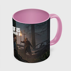 Кружка 3D The Last of Us part 2, цвет: 3D-белый + розовый
