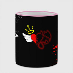 Кружка 3D Добро и зло, Payton Moormeier, цвет: 3D-розовый кант — фото 2