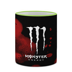 Кружка 3D MONSTER ENERGY, цвет: 3D-светло-зеленый кант — фото 2