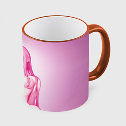 Кружка 3D DARLING IN THE FRANXX, цвет: 3D-оранжевый кант