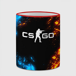 Кружка 3D CS GO, цвет: 3D-красный кант — фото 2