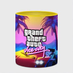 Кружка 3D GTA 2020, цвет: 3D-белый + желтый — фото 2