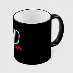 Кружка 3D HONDA, цвет: 3D-черный кант