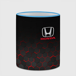 Кружка 3D HONDA, цвет: 3D-небесно-голубой кант — фото 2
