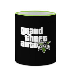 Кружка 3D GTA 5, цвет: 3D-светло-зеленый кант — фото 2