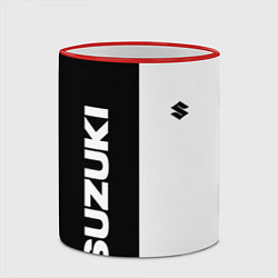 Кружка 3D Suzuki Z, цвет: 3D-красный кант — фото 2