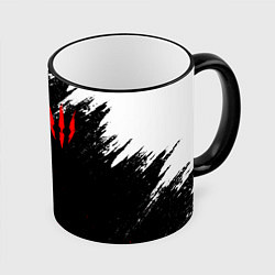 Кружка 3D The Witcher, цвет: 3D-черный кант