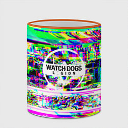 Кружка 3D WATCH DOGS:LEGION, цвет: 3D-оранжевый кант — фото 2