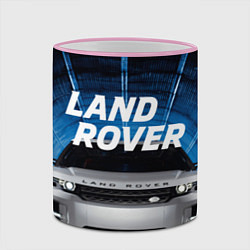 Кружка 3D LAND ROVER, цвет: 3D-розовый кант — фото 2