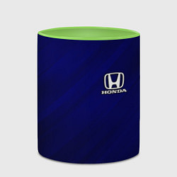 Кружка 3D HONDA, цвет: 3D-белый + светло-зеленый — фото 2