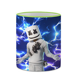 Кружка 3D FORTNITE x MARSHMELLO, цвет: 3D-светло-зеленый кант — фото 2