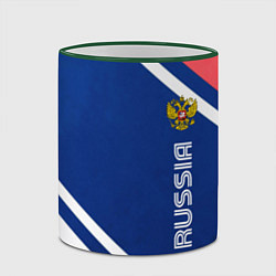 Кружка 3D RUSSIA SPORT, цвет: 3D-зеленый кант — фото 2