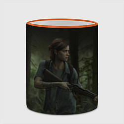 Кружка 3D THE LAST OF US 2 ЭЛЛИ, цвет: 3D-оранжевый кант — фото 2