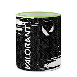 Кружка 3D VALORANT ВАЛОРАНТ, цвет: 3D-светло-зеленый кант — фото 2