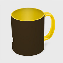 Кружка 3D Батарейка заряд чашка кофе, цвет: 3D-белый + желтый