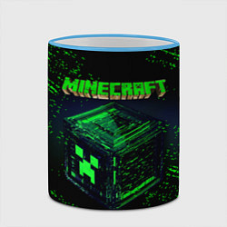Кружка 3D MINECRAFT, цвет: 3D-небесно-голубой кант — фото 2
