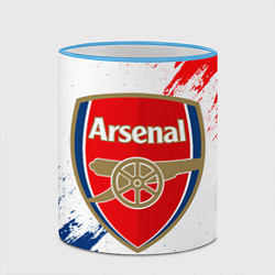 Кружка 3D ARSENAL, цвет: 3D-небесно-голубой кант — фото 2