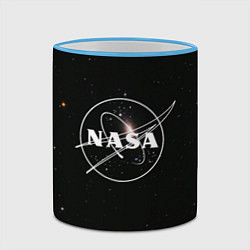 Кружка 3D NASA l НАСА S, цвет: 3D-небесно-голубой кант — фото 2