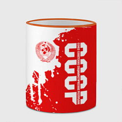 Кружка 3D СССР, цвет: 3D-оранжевый кант — фото 2