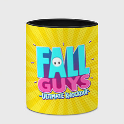 Кружка 3D Fall Guys, цвет: 3D-белый + черный — фото 2