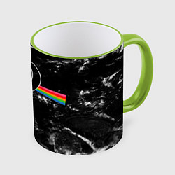 Кружка 3D Dark Side of the Moon Stick, цвет: 3D-светло-зеленый кант