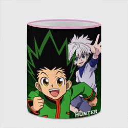 Кружка 3D Hunter x Hunter, цвет: 3D-розовый кант — фото 2