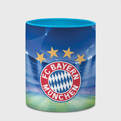 Кружка 3D Бавария Мюнхен, цвет: 3D-белый + небесно-голубой — фото 2