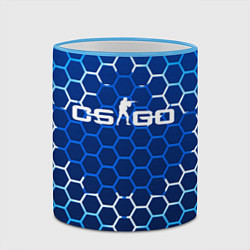 Кружка 3D CS GO, цвет: 3D-небесно-голубой кант — фото 2