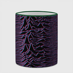 Кружка 3D Joy Division Glitch, цвет: 3D-зеленый кант — фото 2