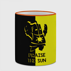 Кружка 3D Praise the sun, цвет: 3D-оранжевый кант — фото 2