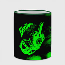 Кружка 3D JoJo Bizarre Adventure, цвет: 3D-зеленый кант — фото 2