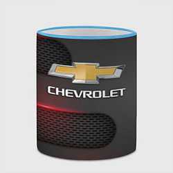 Кружка 3D CHEVROLET, цвет: 3D-небесно-голубой кант — фото 2