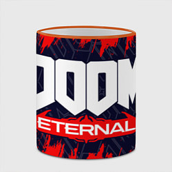 Кружка 3D DOOM ETERNAL ДУМ ЭТЕРНАЛ, цвет: 3D-оранжевый кант — фото 2