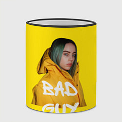 Кружка 3D Billie Eilish Билли Айлиш, цвет: 3D-черный кант — фото 2