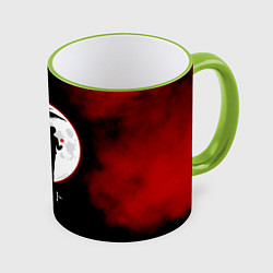 Кружка 3D Death Note, цвет: 3D-светло-зеленый кант