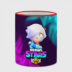 Кружка 3D BRAWL STARS COLETTE КОЛЕТТ, цвет: 3D-красный кант — фото 2